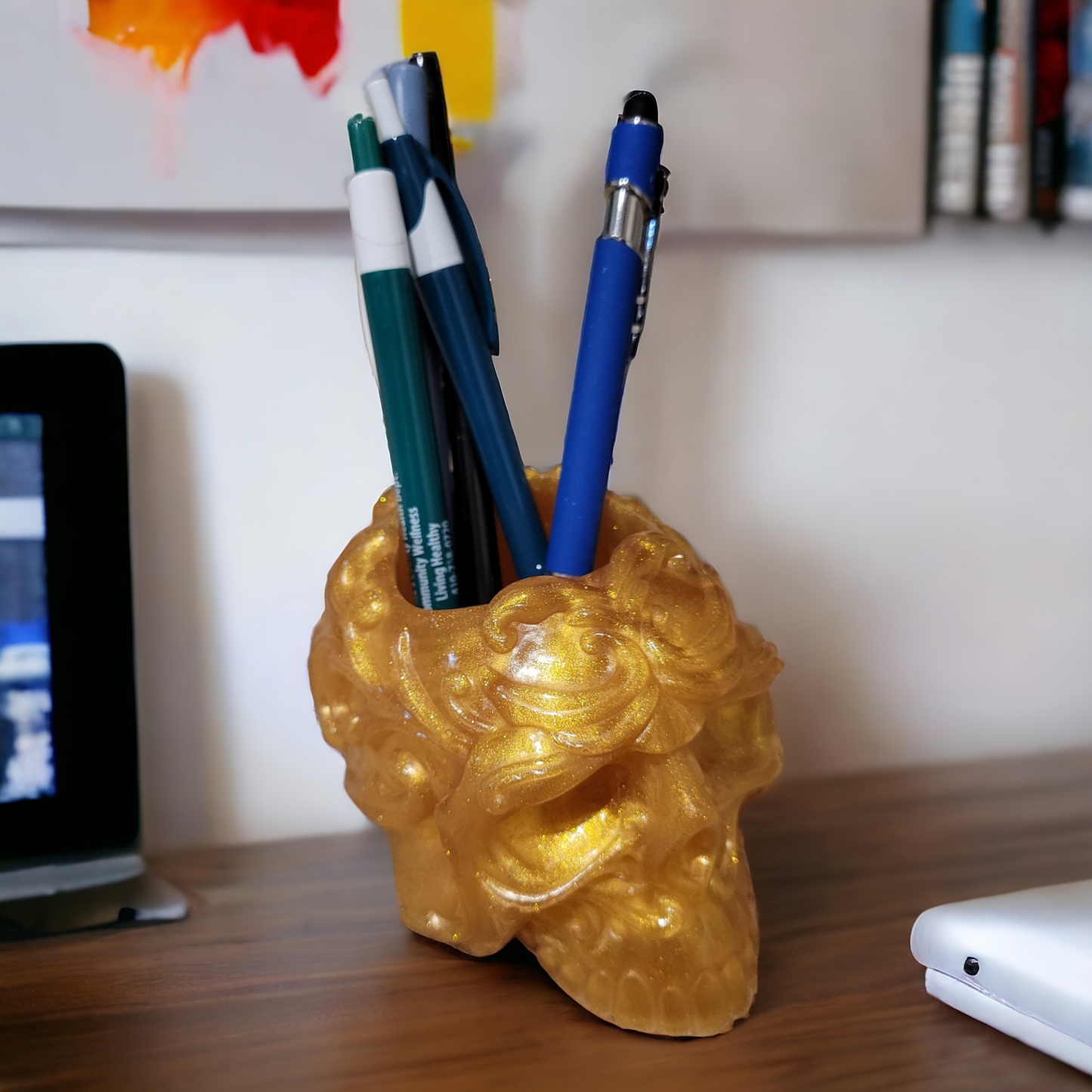 Skull 3D storage box or tealight holder